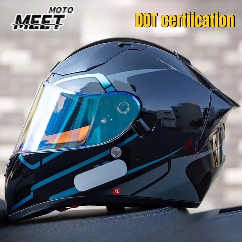 Modular Flip Up Motorcycle Helmet Dot Approved - Kask motocyklowy TORC T18 z podwójnymi