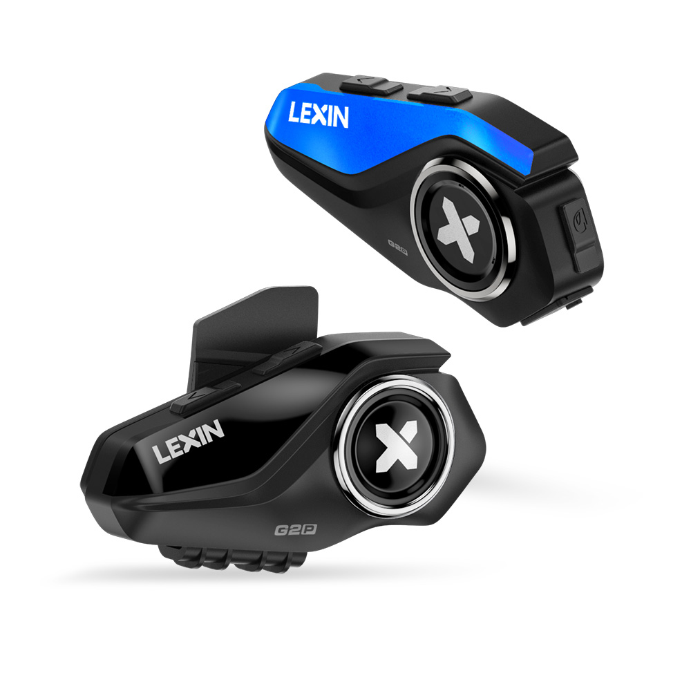 Full Face Motorcycle Helmet With Bluetooth - Interkomy motocyklowe Lexin G2P 2 szt.