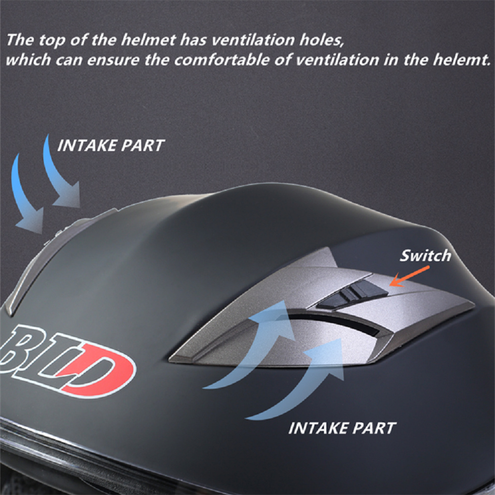 Stylowy kask motocyklowy 3/4,  – Full Face Motorcycle Helmet With Bluetooth recenzja i cena