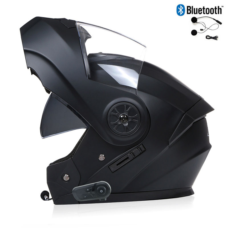 Kask motocyklowy Bluetooth Ful – Modular Flip Up Motorcycle Helmet Dot Approved recenzja i cena